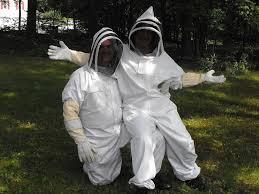 Beekeepers Wearing Their Suits